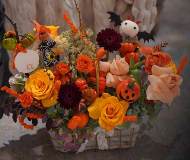 FLORAL EVENT丨秋季&萬圣節插花藝趣